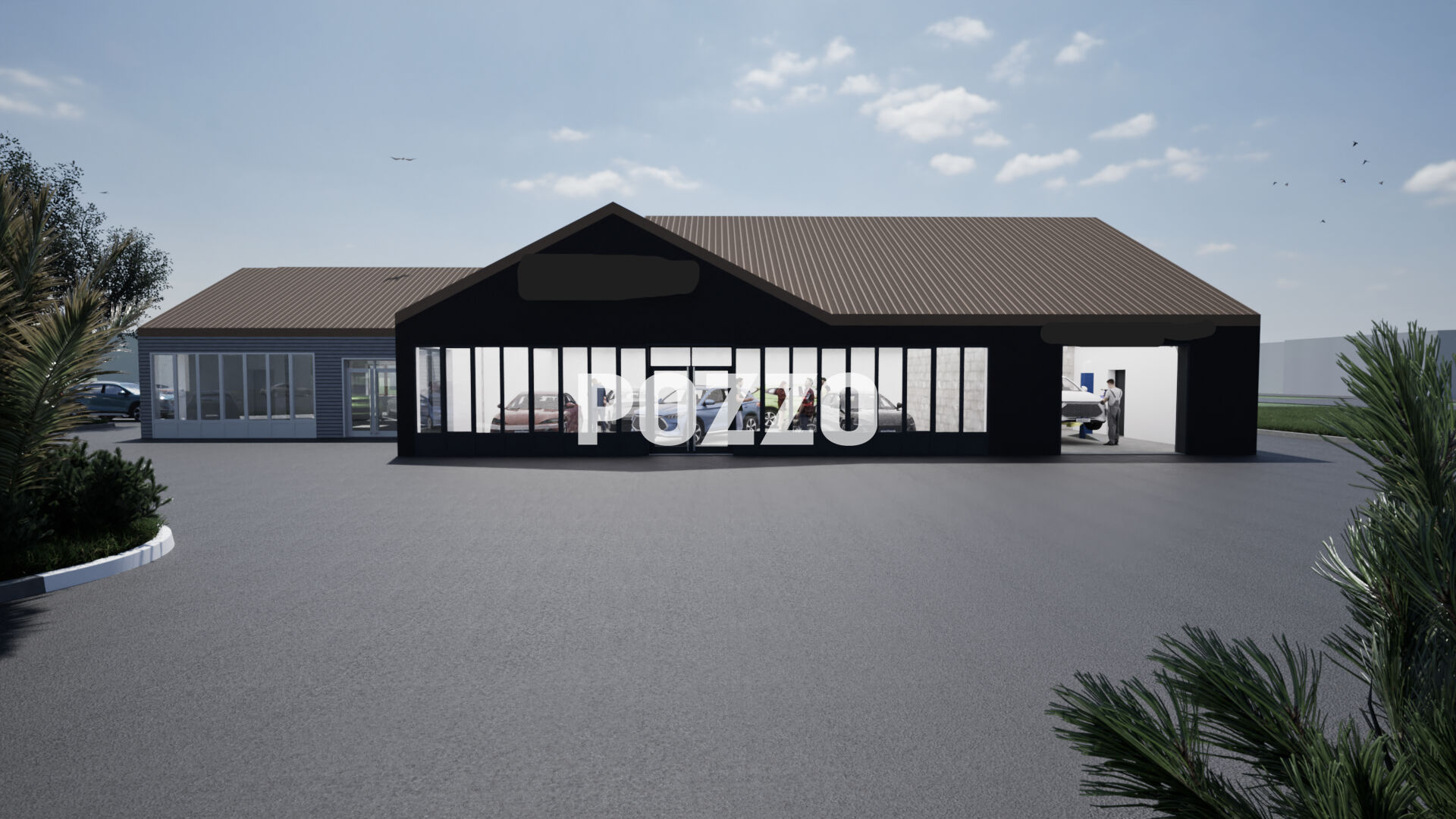 Photo A vendre local commercial Avranches emplacement n°1 visible de la A84 image 2/3