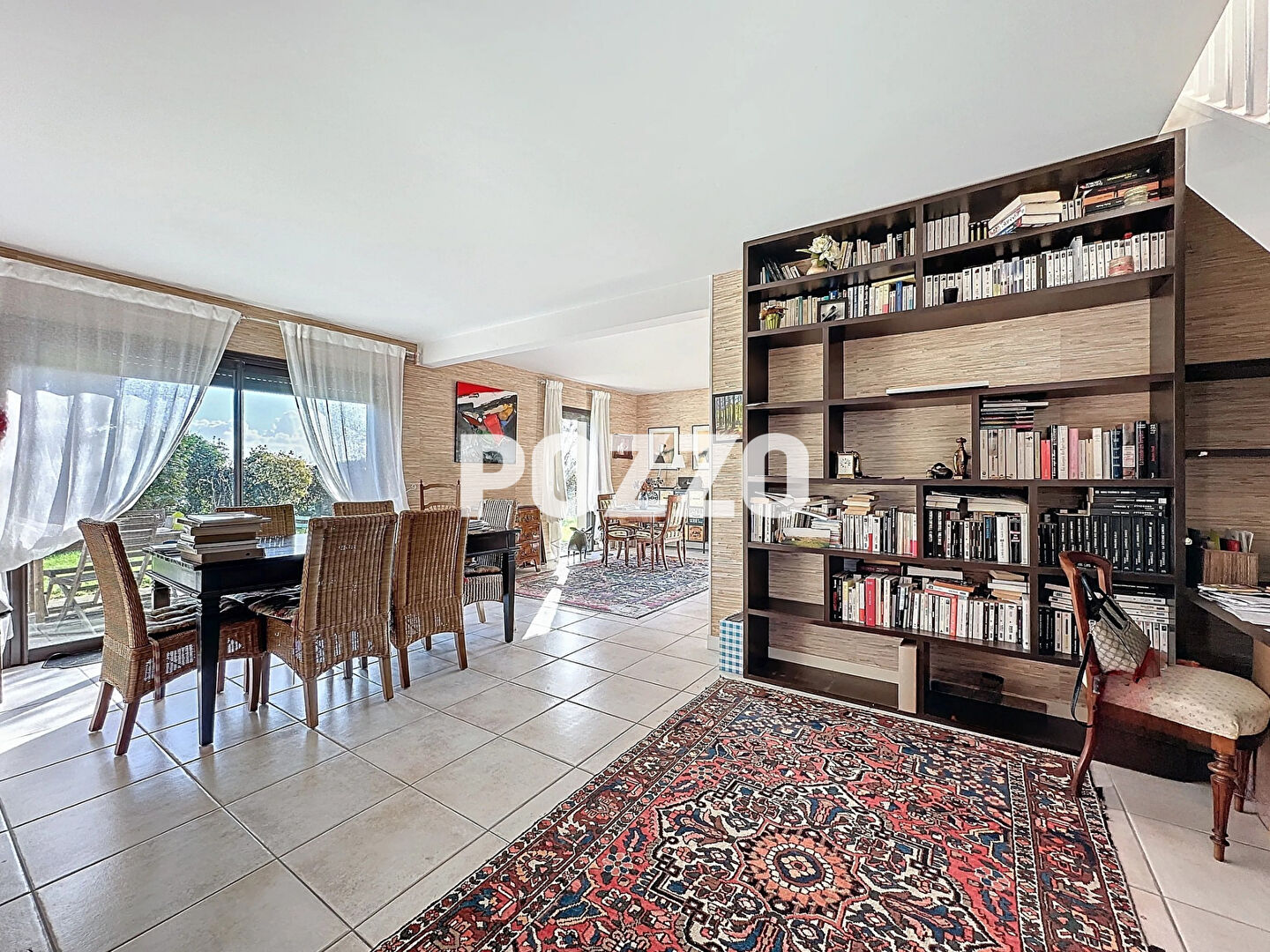 Photo Maison d'architecte Saint Jean Le Thomas de 183 m2, jardin, terrasses, vue mer et Mont St Michel image 4/6