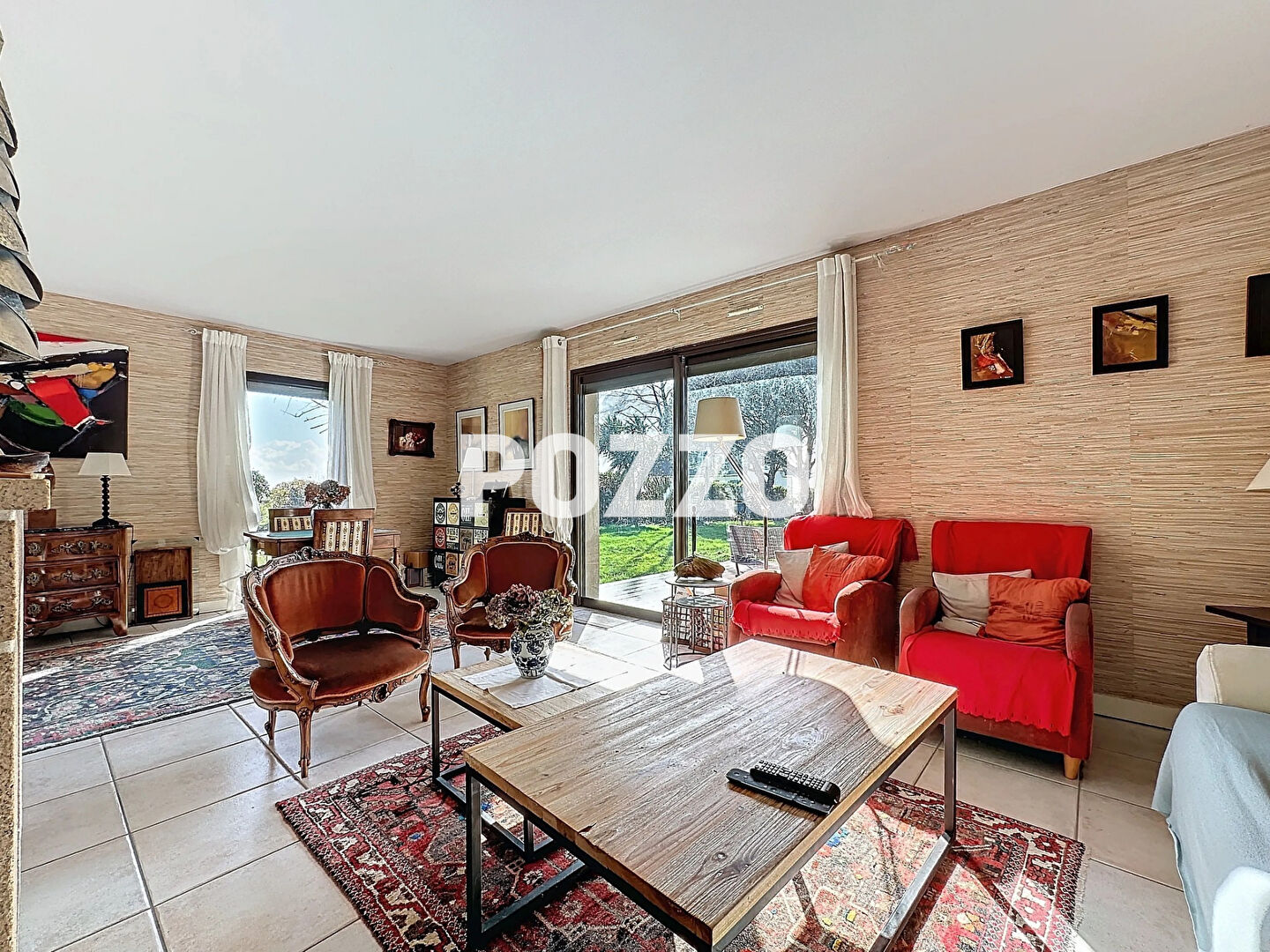 Photo Maison d'architecte Saint Jean Le Thomas de 183 m2, jardin, terrasses, vue mer et Mont St Michel image 5/6