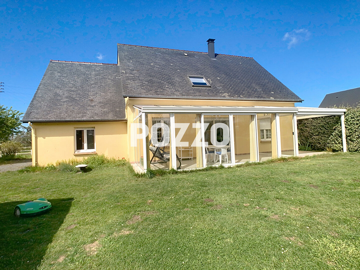 Maison -  5 chambres - 179 m² - terrain de 1788 m² - garage - Blainville sur Mer