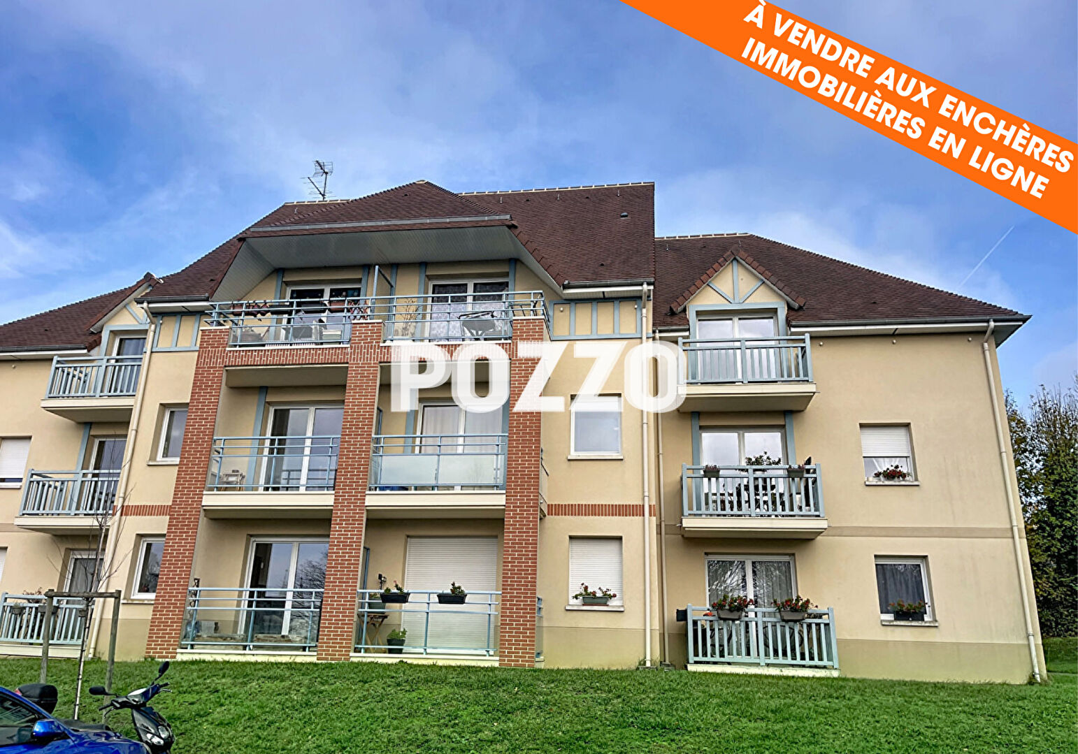 Touques 3 pièce(s) 53.25 m2 balcon et parking