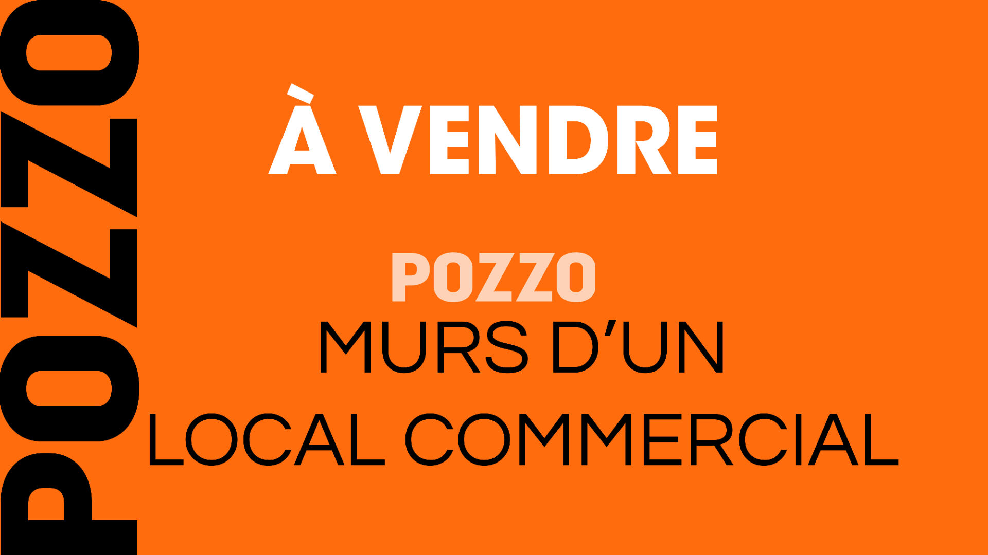 Murs d'un LOCAL COMMERCIAL à VENDRE 164 m².