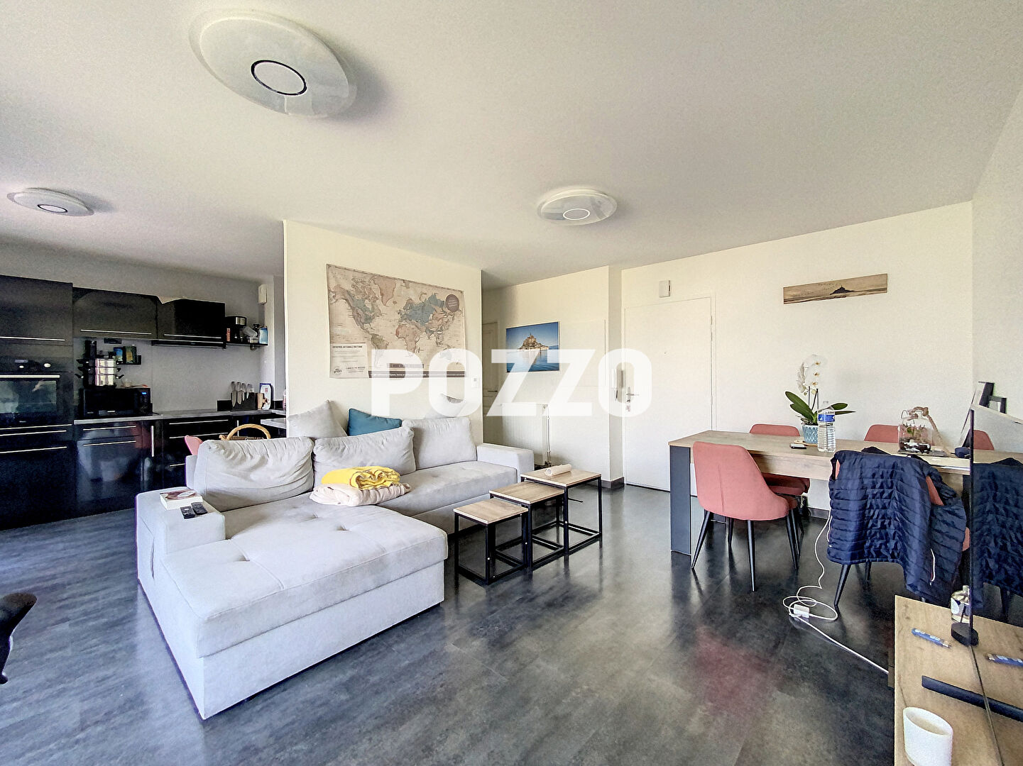 LOCATION : appartement meublé F3 (66 m²) à HEROUVILLE SAINT CLAIR