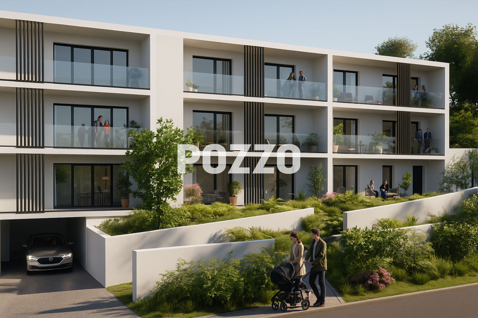 Appartement avec vue mer dans résidence neuve  à Donville Les Bains