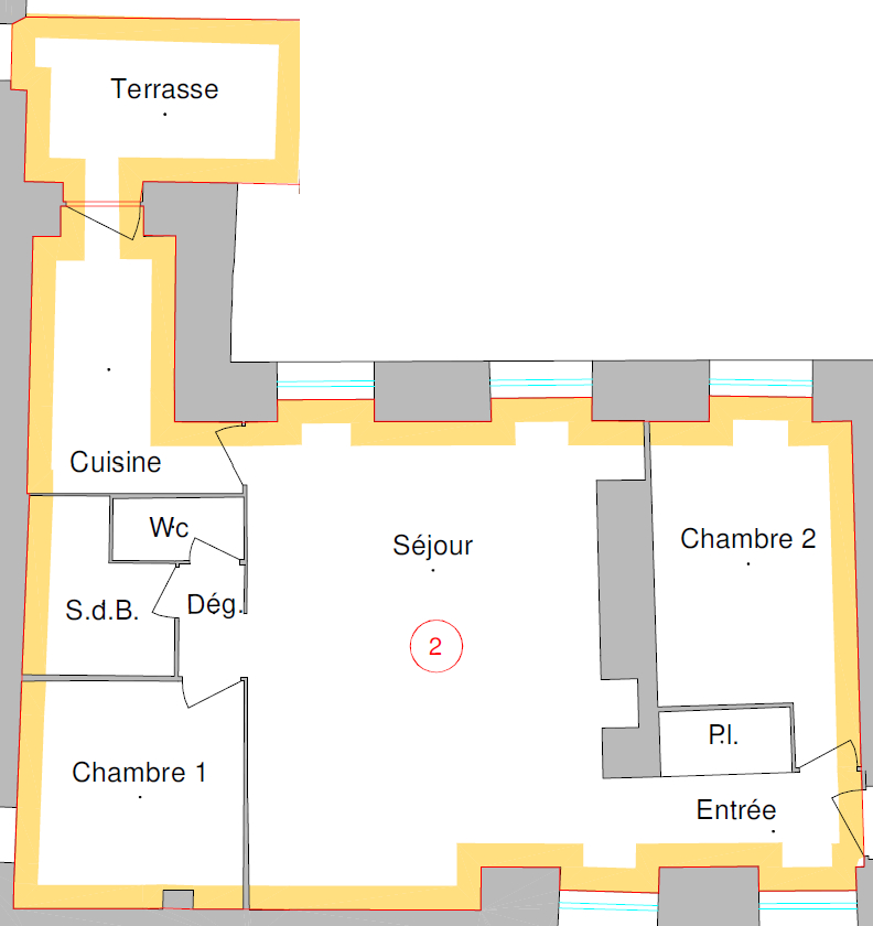 Photo Appartement  3 pièce(s) 63.08 m2 image 6/6