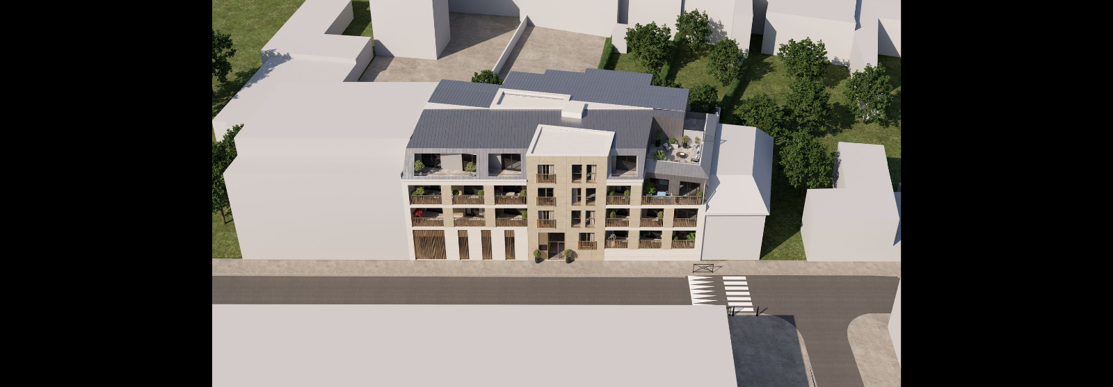 Appartement Nantes 3 pièce(s) 56.40 m2 LOGGIA 8.96 M² EXPO SUD OUEST