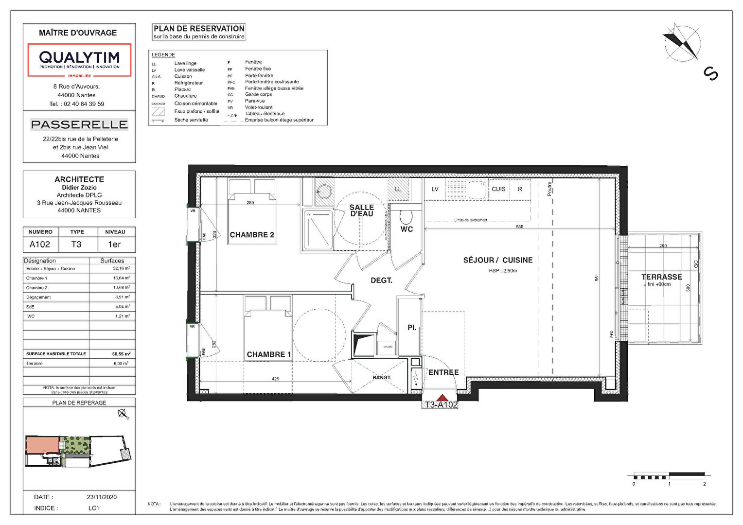 Photo Appartement Nantes + PARKING + TERRASSE DE 6 M² image 2/2