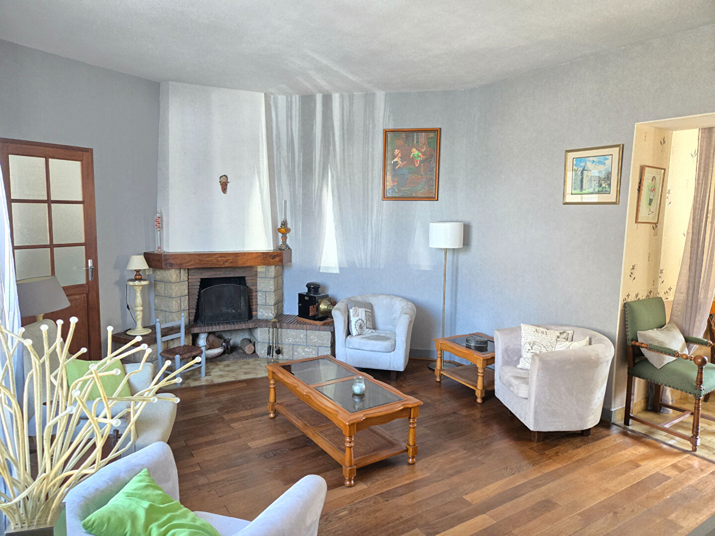 A VENDRE NANTES ZOLA Maison ancienne 2 chambres + bureau, avec garage double