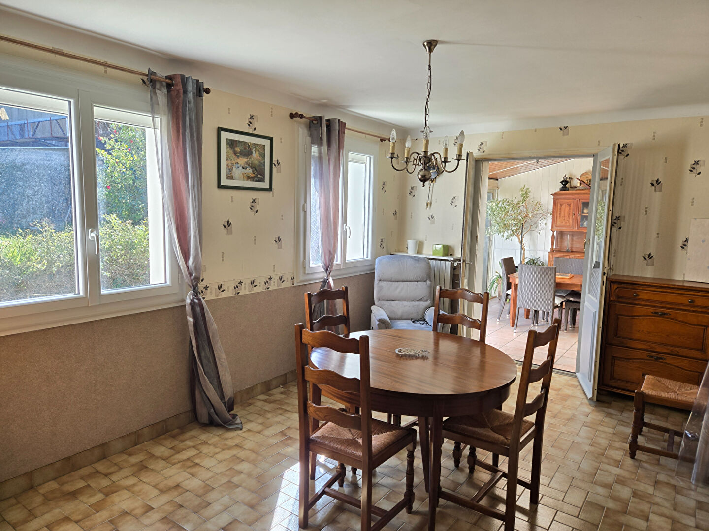 Photo A VENDRE NANTES ZOLA Maison ancienne 2 chambres + bureau, avec garage double image 2/6