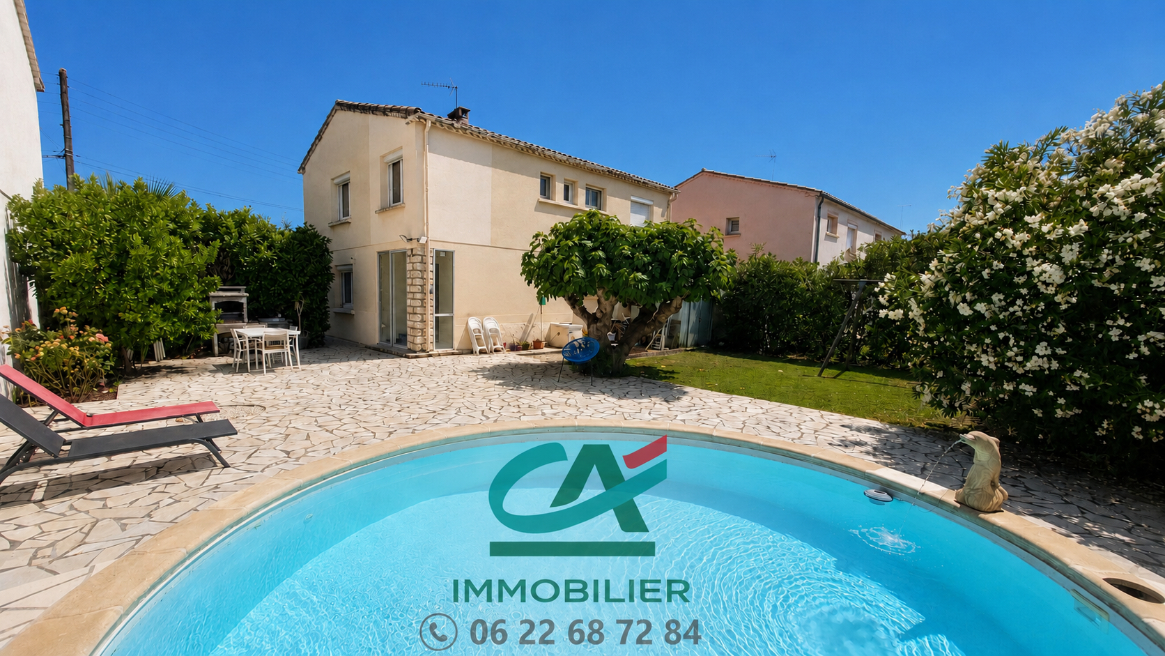 MAISON T4 PISCINE GARAGE SOUS SOL