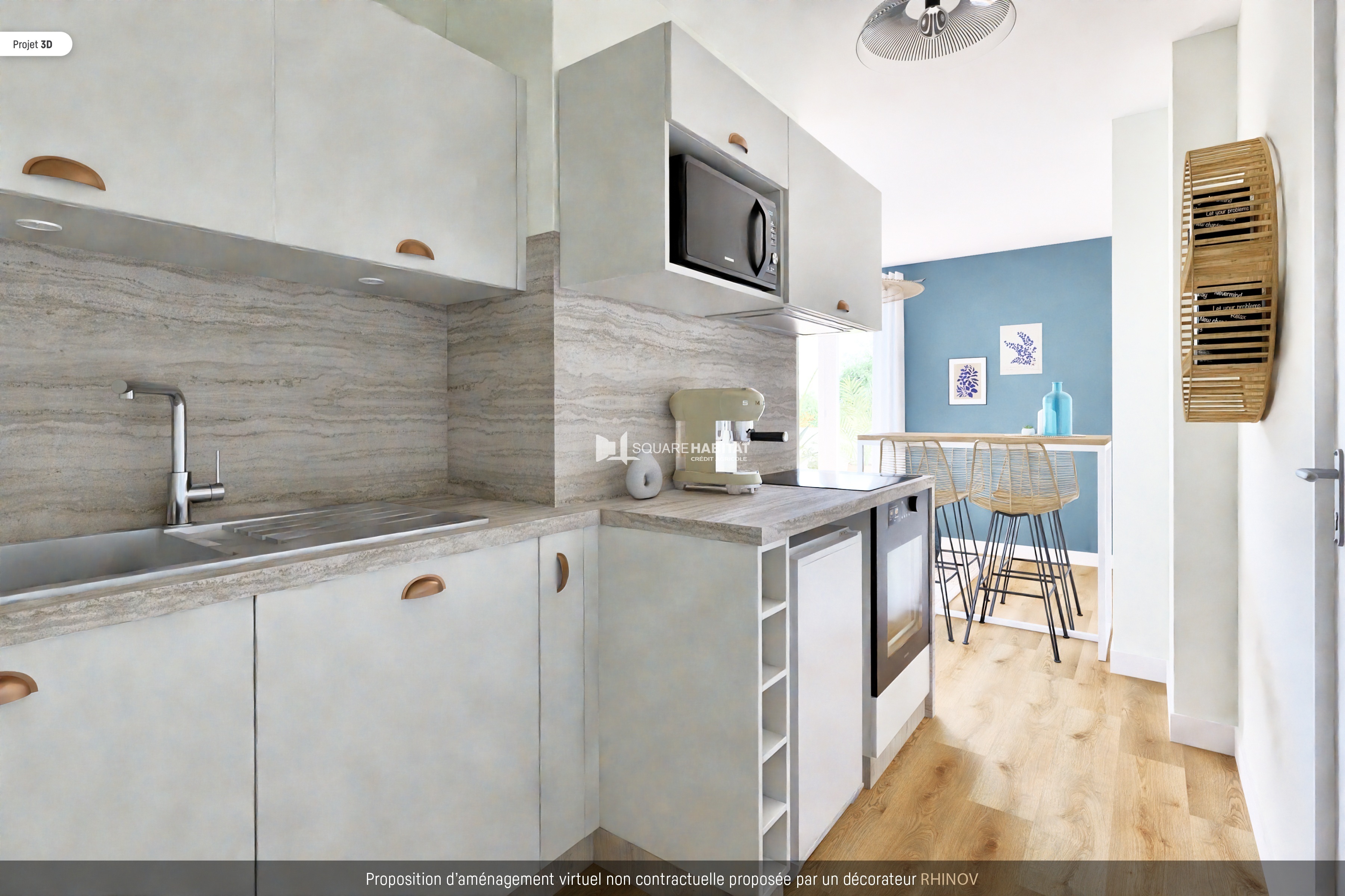 
Agréable Studio avec balcon
 Photo du bien 4 