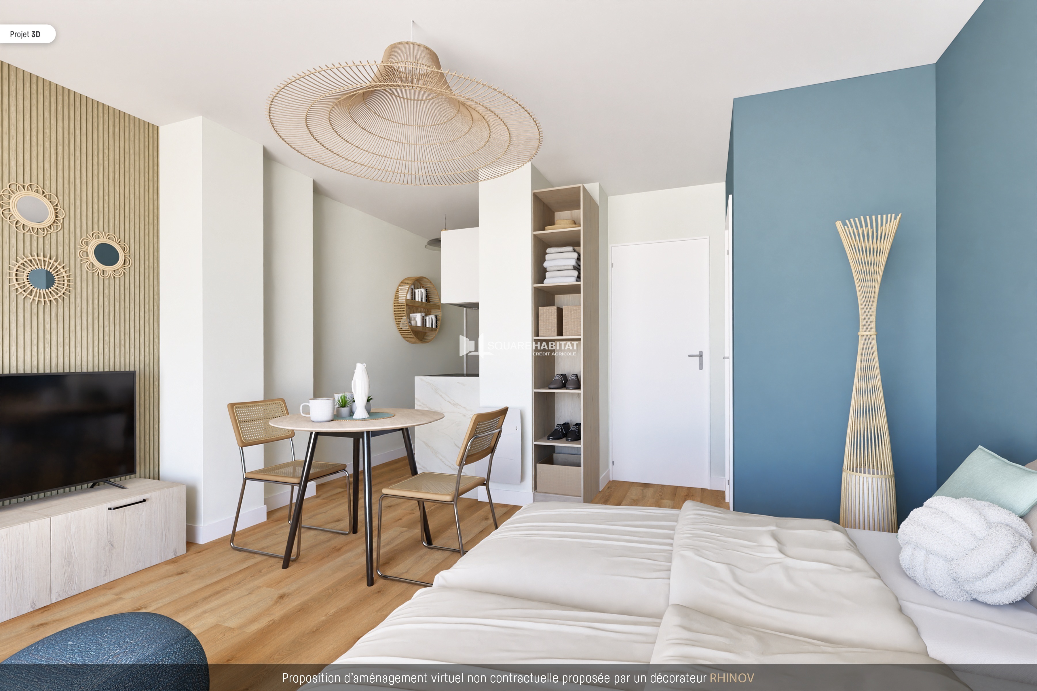 
Agréable Studio avec balcon
 Photo du bien 6 