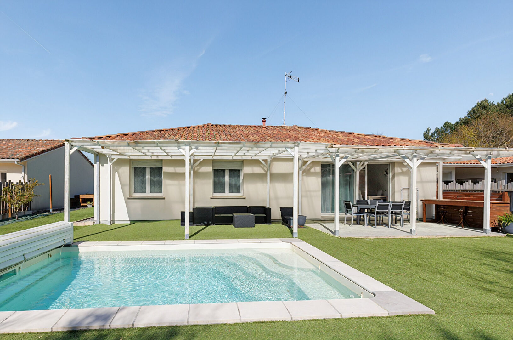 Maison 3 chambres avec piscine