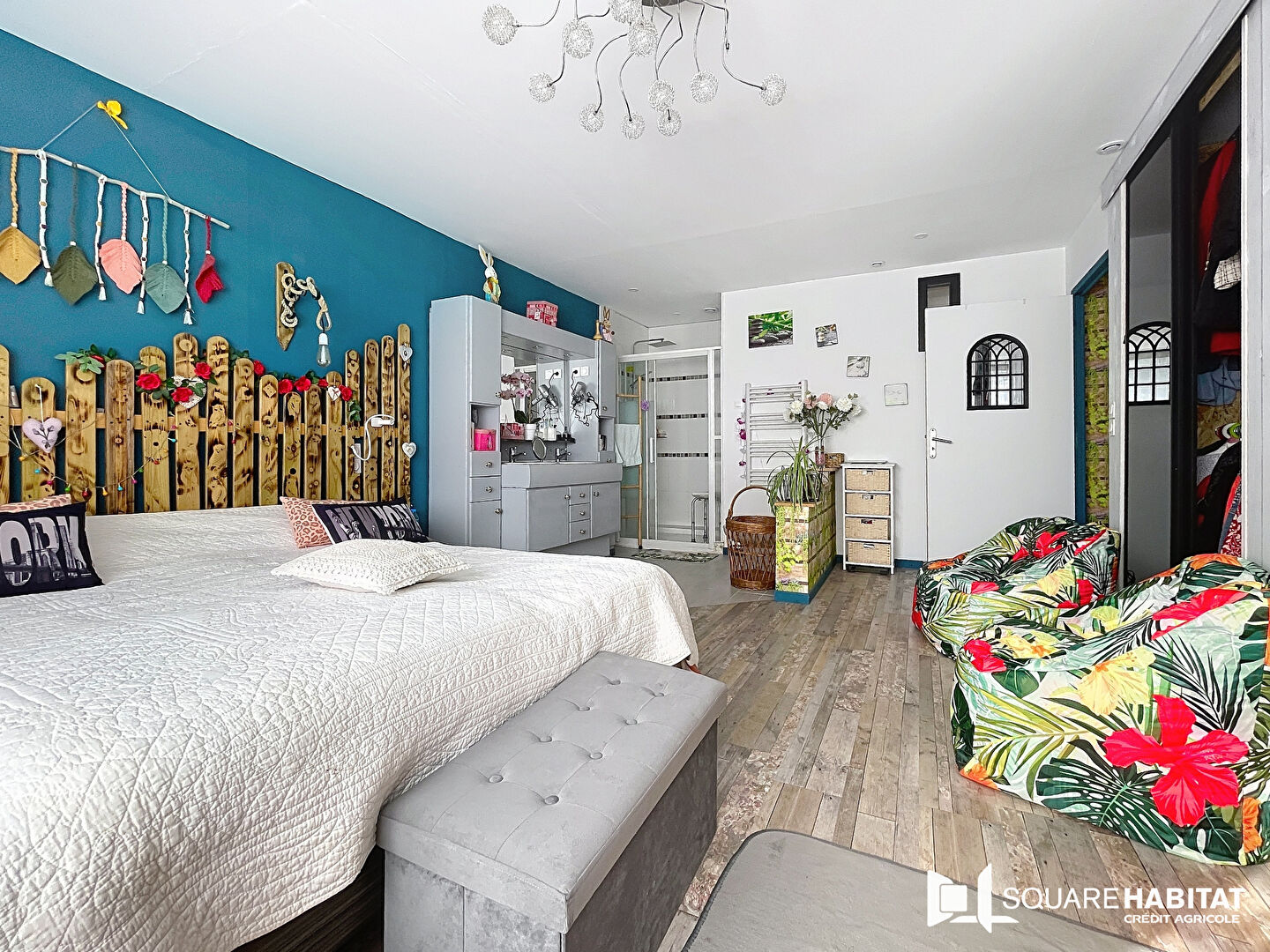Maison type Loft et jardin environ 133 m²