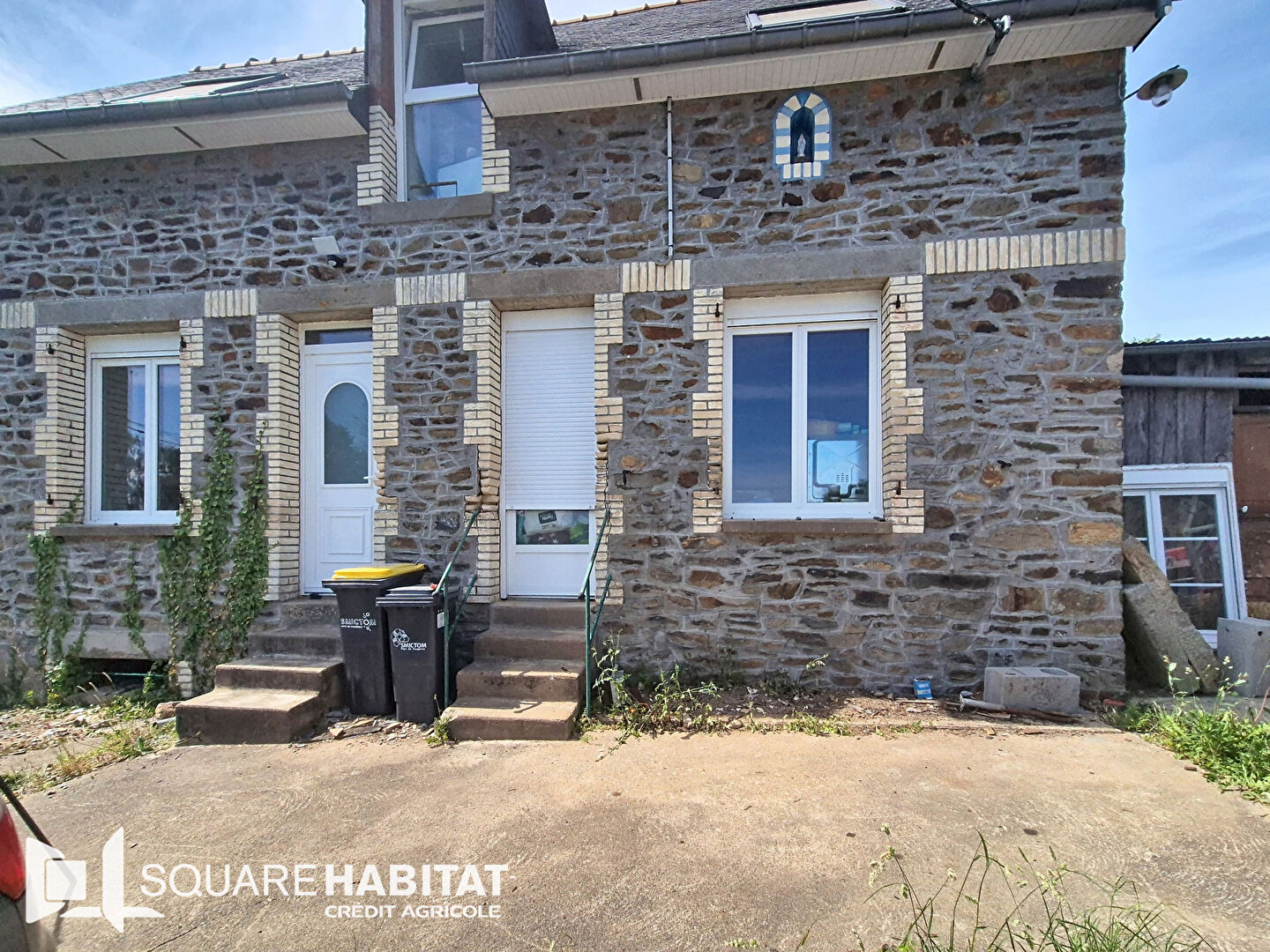 Maison 3 pièces de 75m² à finir de rénover à l'entrée d'un hameau en campagne de la Chapelle Janson (35133)