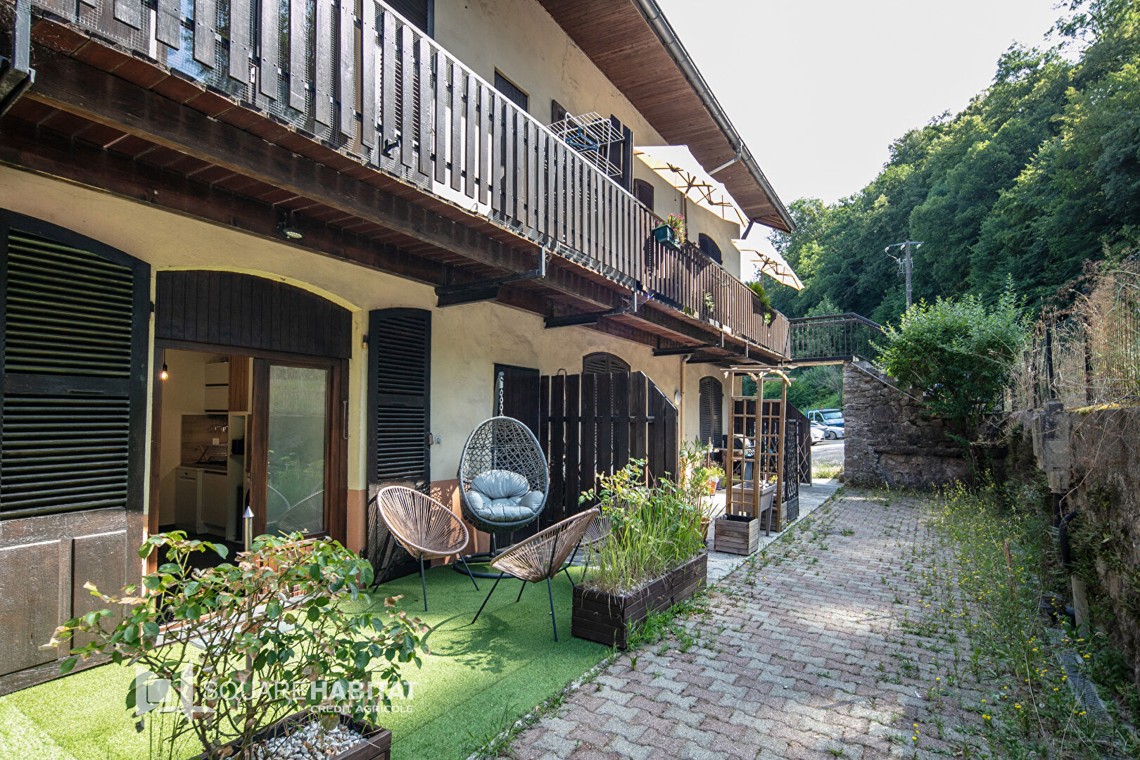 La Bridoire, charmant appartement en duplex 3 pièces.
