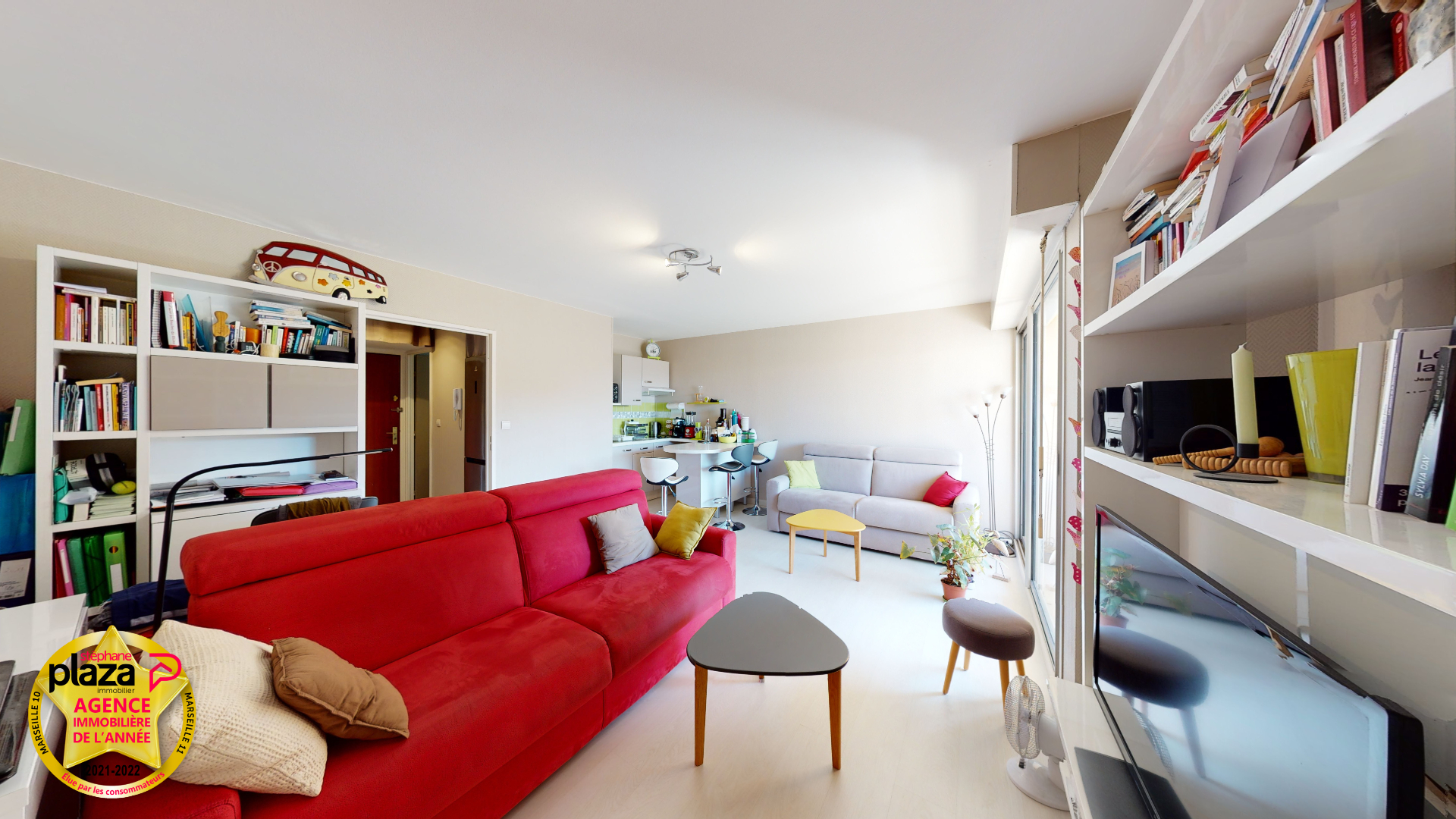 Photo A LOUER: Appartement Marseille 1 pièce 34 m2 avec cave et place de parking en sous-sol image 4/6