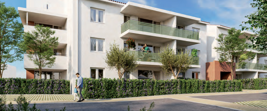 Photo IDEAL INVESTISSEUR T2 de 39m²  PLEIN SUD + 32m²  D'EXTÉRIEUR + STATIONNEMENT image 3/6