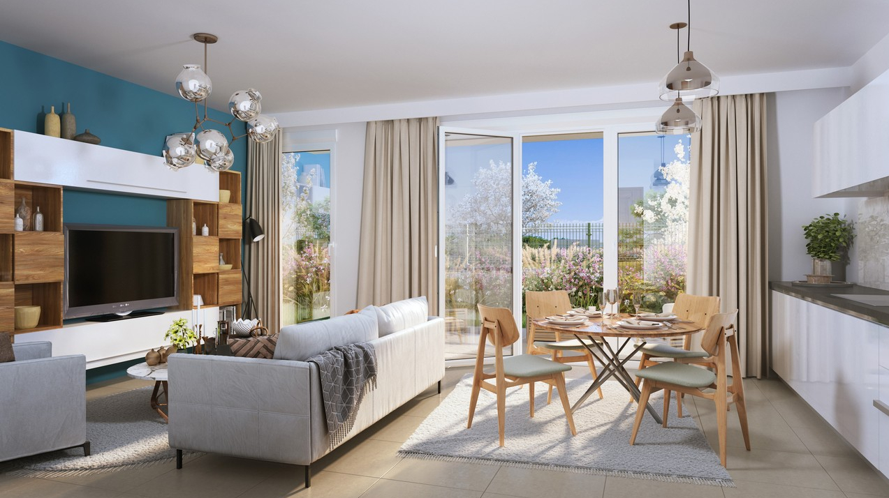 Photo IDEAL INVESTISSEUR T2 de 39m²  PLEIN SUD + 32m²  D'EXTÉRIEUR + STATIONNEMENT image 4/6