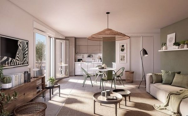 Photo BEAU T3 NEUF DE 64M2 + TERRASSE DE 10M2 + GARAGE BOX image 2/6