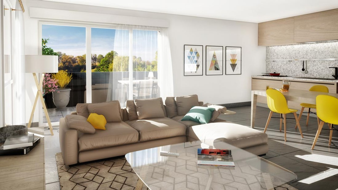 Photo BEAU T3 NEUF DE 72M2 AVEC TERRASSE 9M² ET DEUX STATIONNEMENTS image 2/6