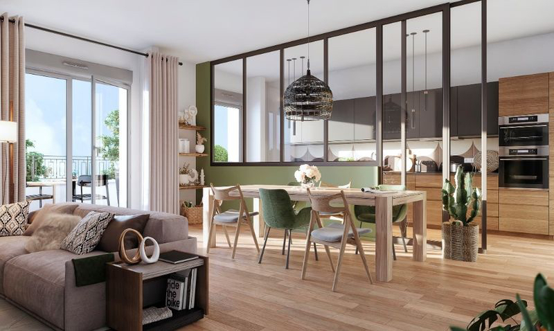 Photo SUPERBE T4 DE 80M2 EN DUPLEX AVEC 35M2 DE TERRASSE ET DEUX PLACES DE PARKING EN SOUS-SOL image 2/6