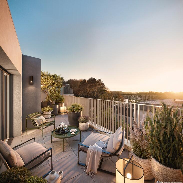 Photo T3 DE 60M2 AVEC TERRASSE DE 15M2 + BOX image 1/5