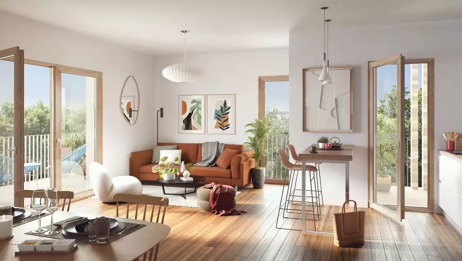 Photo BEAU T2 DE 45M2 AVEC 8M2 DE TERRASSE image 2/5