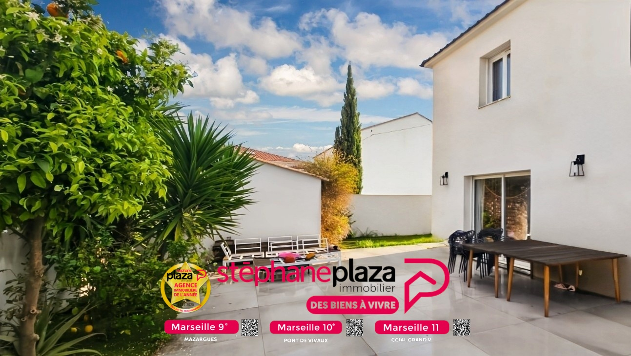 Photo 13013- Maison récente 6 pièces 158 m2-secteur Château Gombert Marseille - terrain- piscine image 2/6