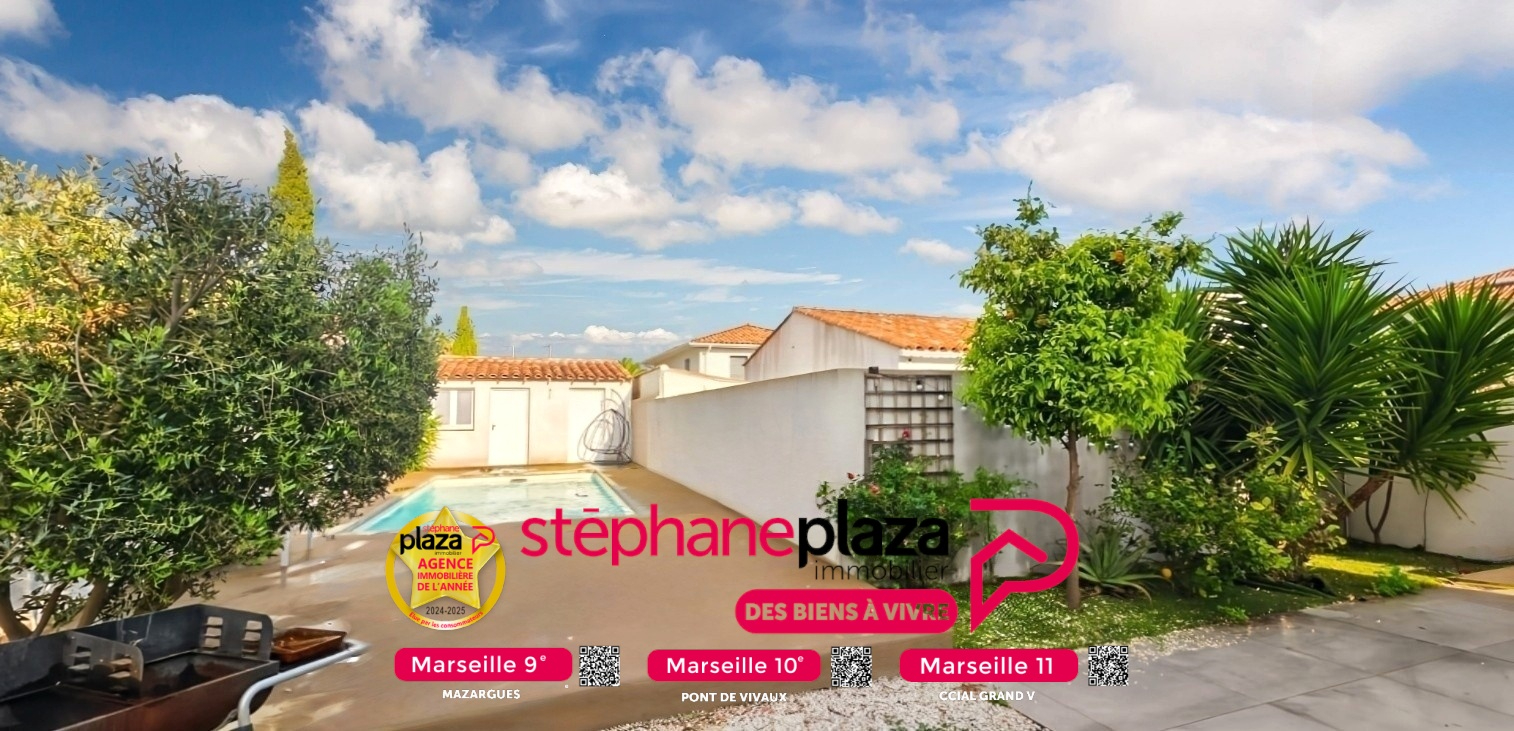 Photo 13013- Maison récente 6 pièces 158 m2-secteur Château Gombert Marseille - terrain- piscine image 3/6