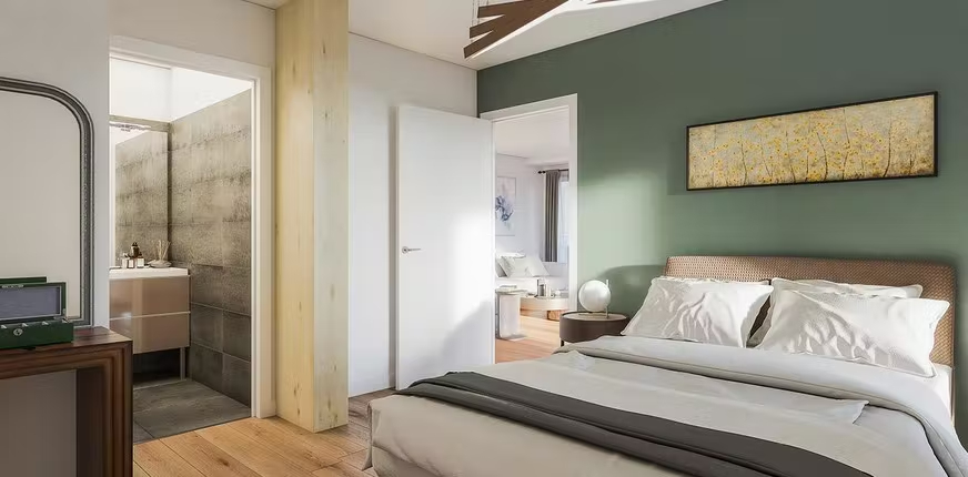 Photo T4  traversant de 85m² avec trois extérieur au calme absolu image 3/4