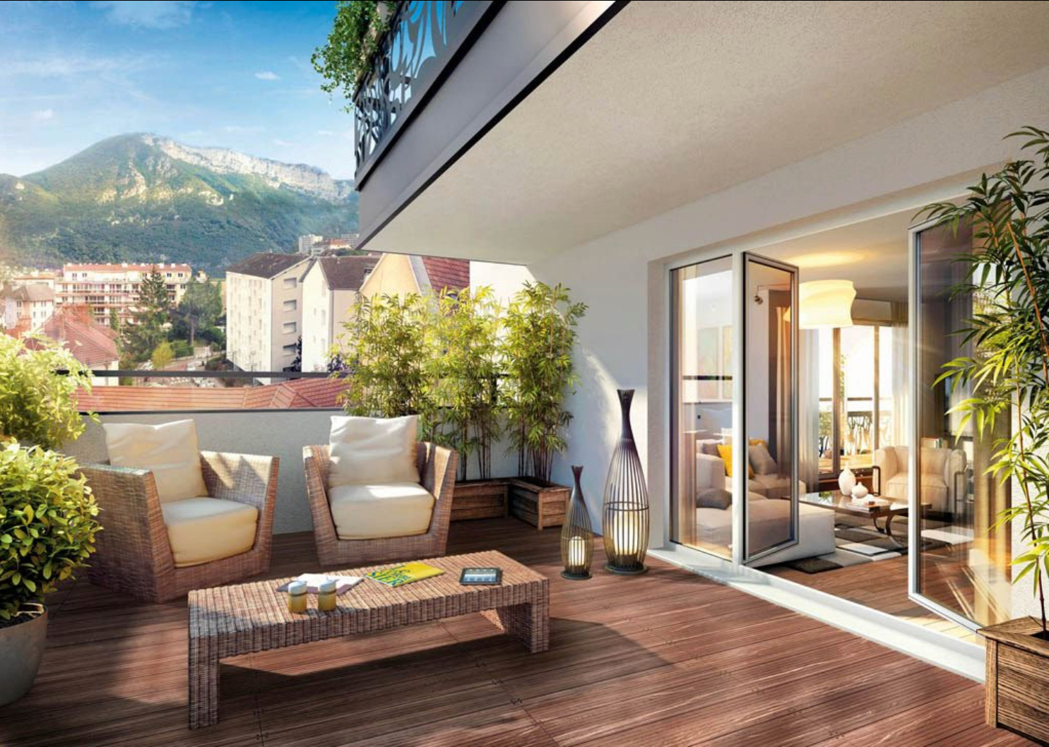 Photo BEAU T3 TRAVERSANT DE 61M2 AVEC TERRASSE image 1/4