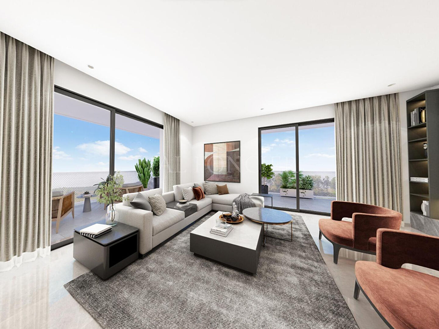 Photo Appartement T3 de 69 m2 + extérieur de 13 m2 image 2/3