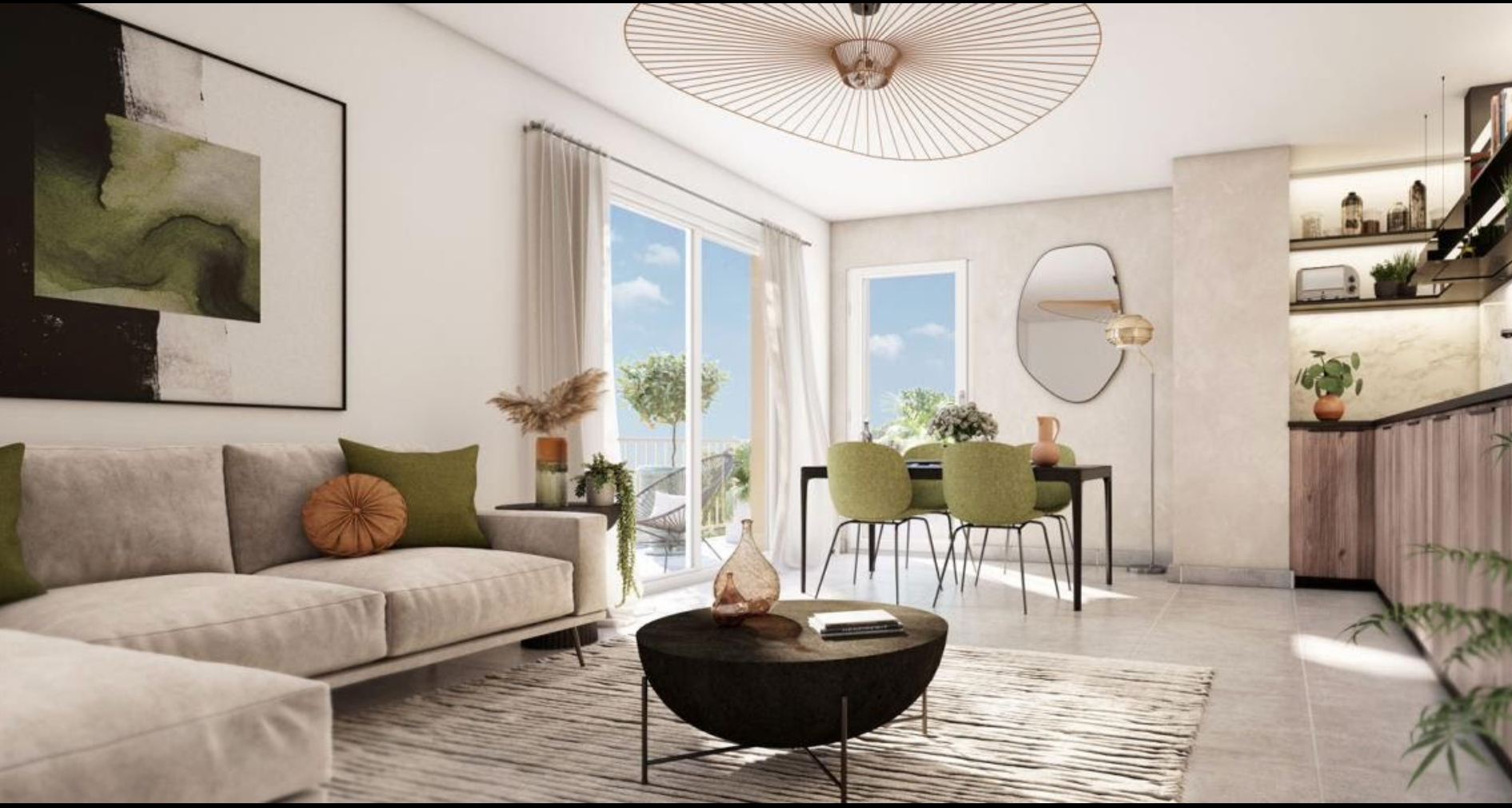 Photo IDEAL INVESTISSEUR OU PREMIER ACHAT T2 DE 46M2 AVEC BALCON PLEIN SUD image 2/4