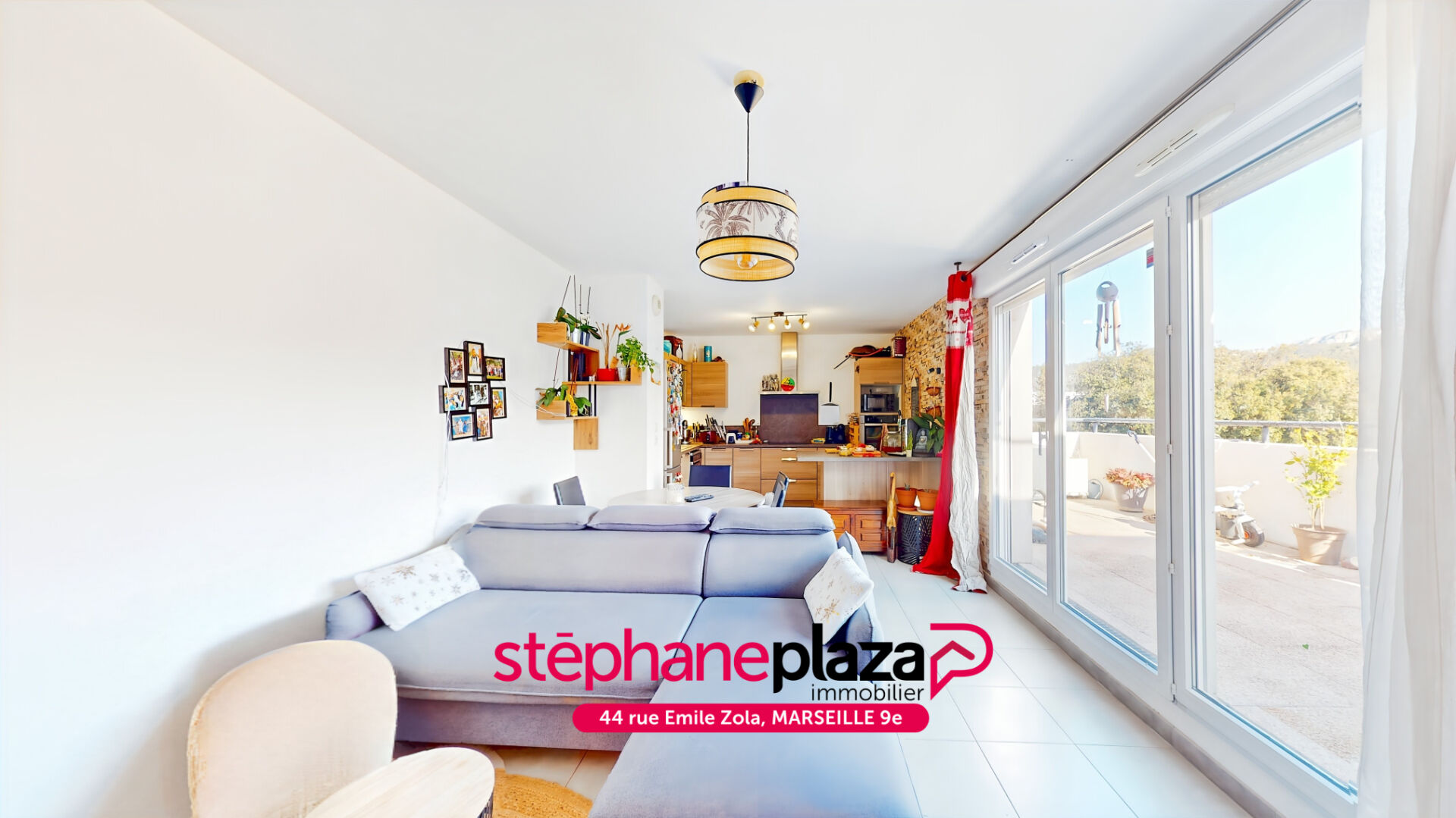 Photo À VENDRE - Marseille 13009, Sormiou - Appartement 3 pièces - 62 m2- dernier étage, terrasse sans vis à vis avec vue sur les calanques. image 4/6