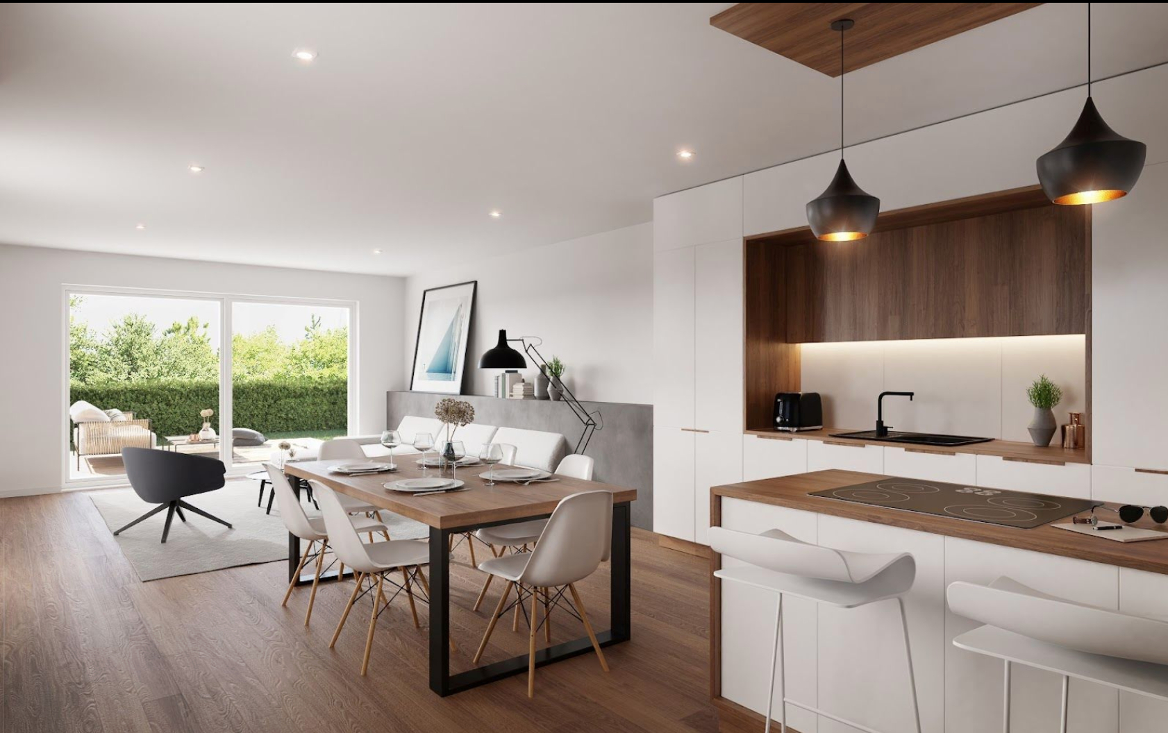 Photo APPARTEMENT T3 DE 61 M2 AVEC JARDIN PRIVATIF 24M2 SUD image 2/4