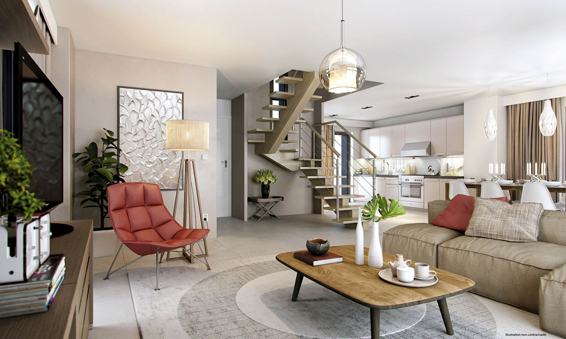 Photo MAGNIFIQUE MAISON EN DUPLEX DE 90M2 AVEC SON JARDIN DE 150M2 AU CALME ABSOLU image 2/4