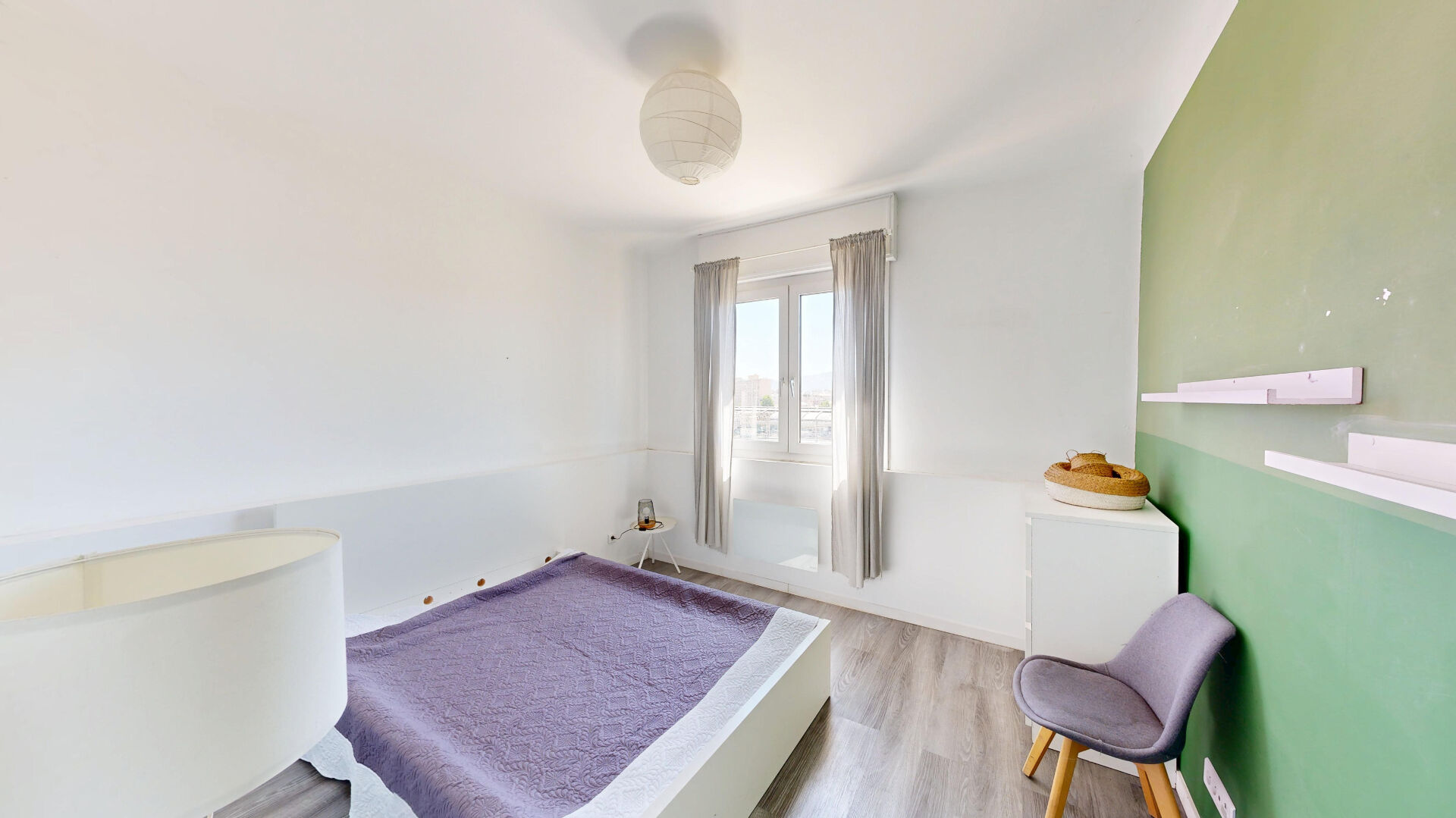 Photo Appartement à vendre - Marseille 13003 - rue honorat - appartement 2 pièces de - 45m² avec balcon et loggia image 3/6