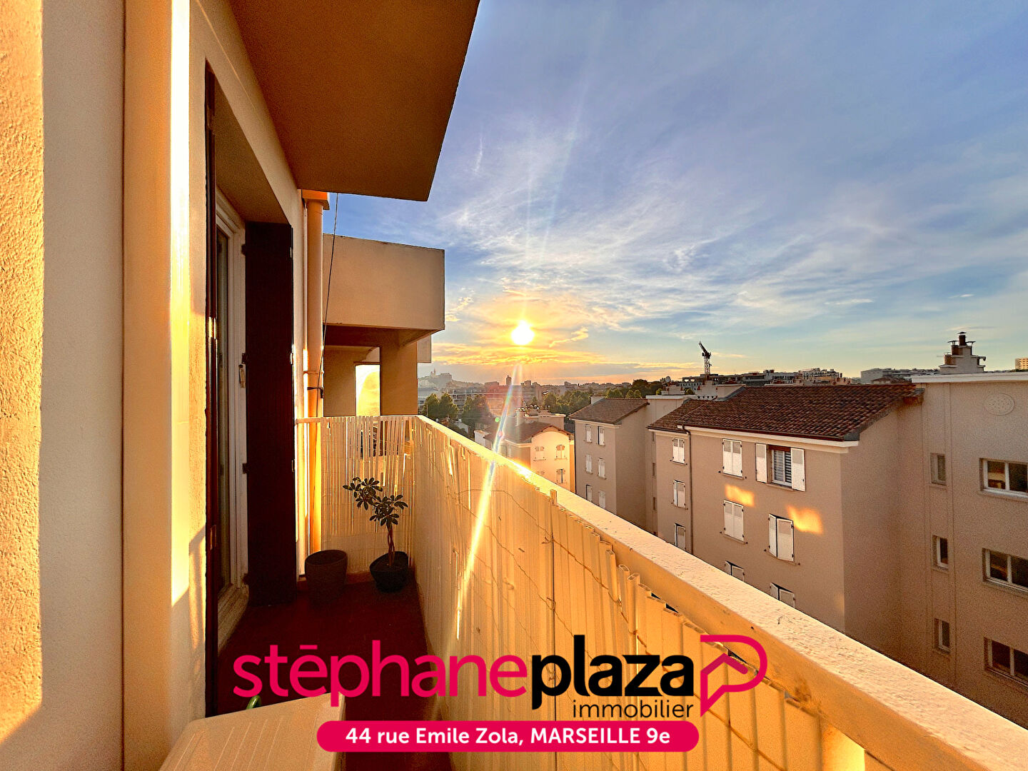 A vendre,13010, Appartement traversant 4 pièces de 70 m2 ,3 chambres, balcon avec vue dégagée + cave