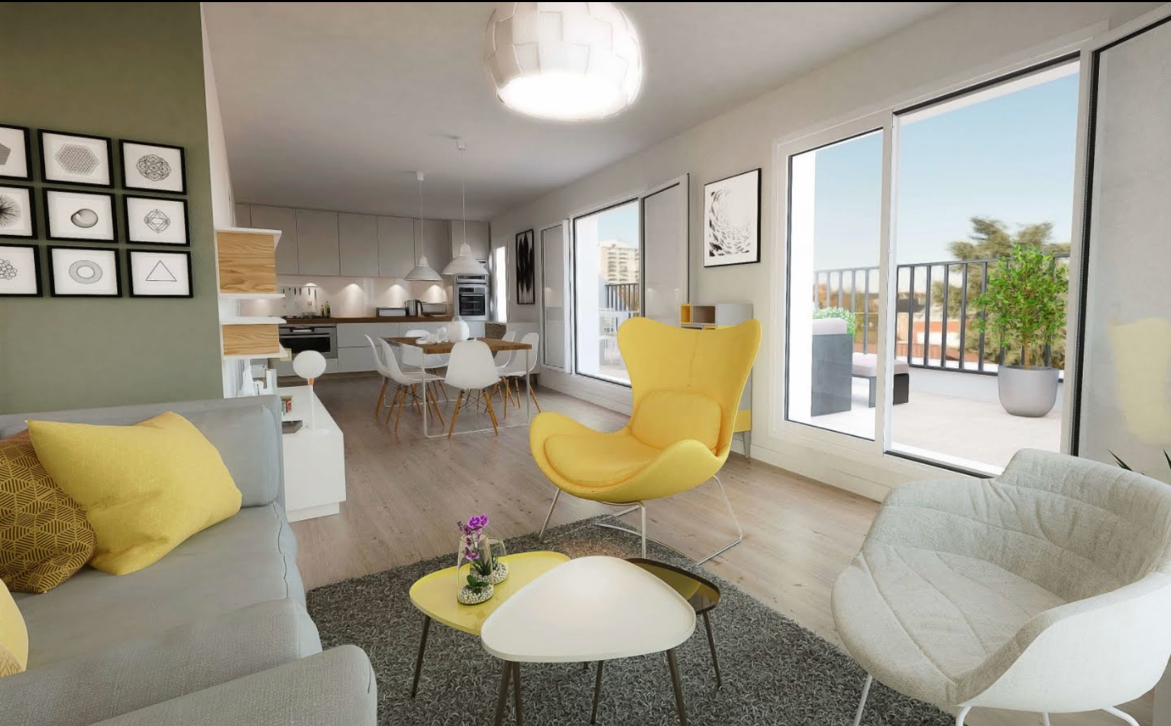 Photo APPARTEMENT T2 40M2 AVEC TERRASSE ET PARKING image 2/4