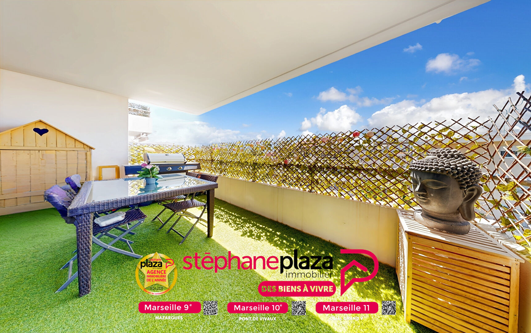 Appartement 3 pièce(s) 61 m2 + TERRASSE - LA CIOTAT - LES SEVERIERS +  PLACE DE STATIONNEMENT DOUBLE