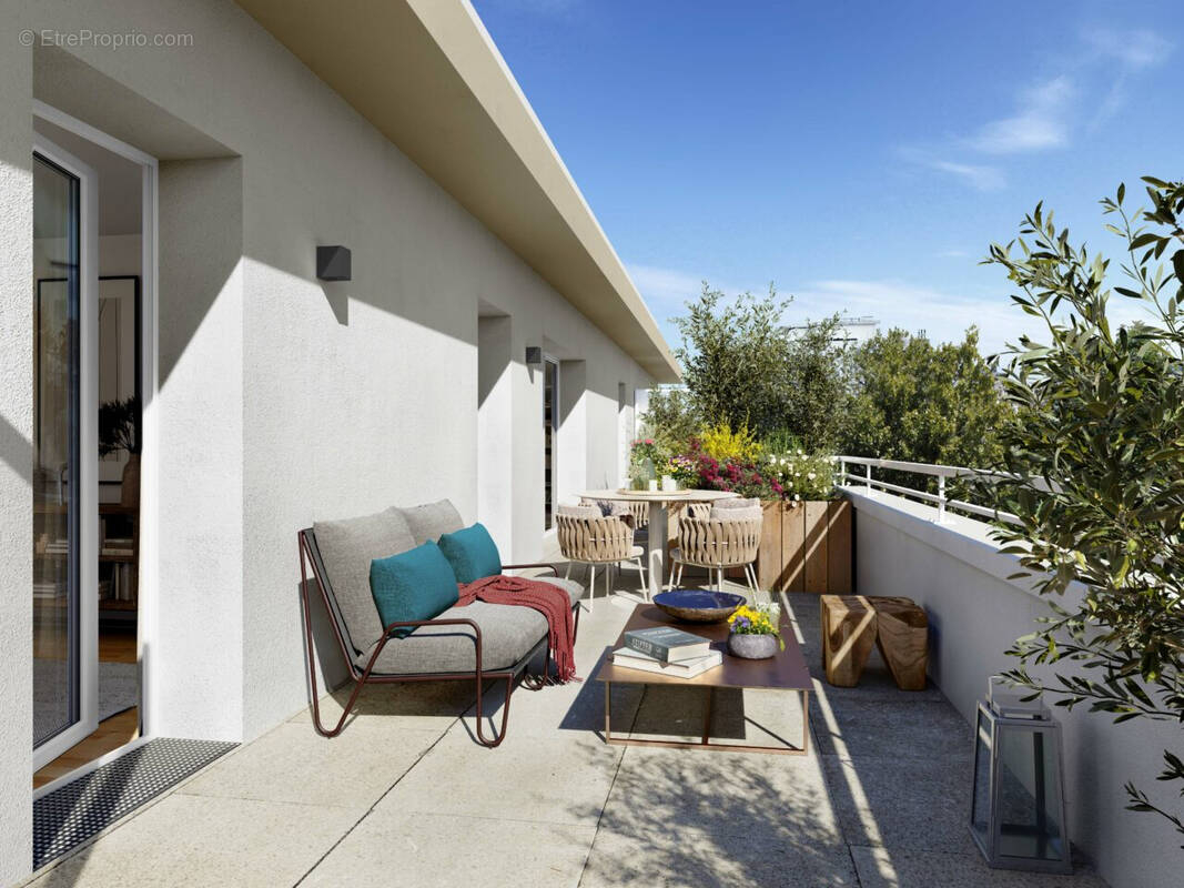 APPARTEMENT T3 DE 62M2 AVEC TERRASSE DE 10M2 EXPOSE SUD