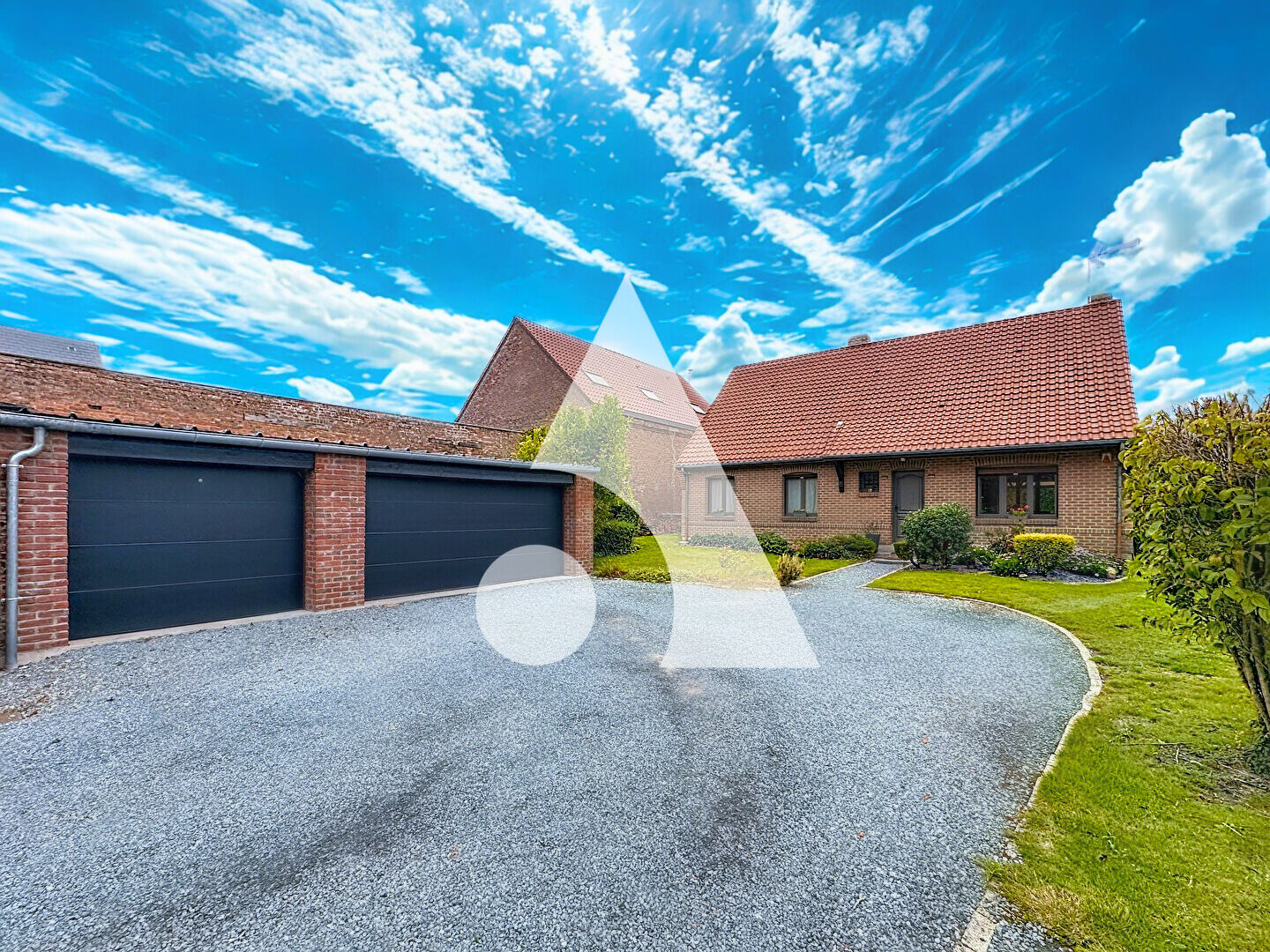 Maison individuelle en semi plain pied