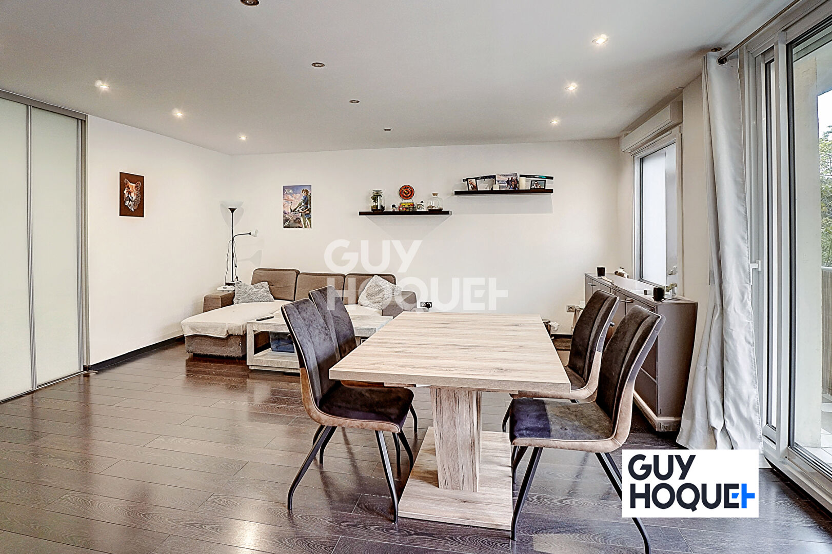 FLACHET- APPARTEMENT T3 POSSIBILITE  T4 + BALCON SANS VIS-A-VIS