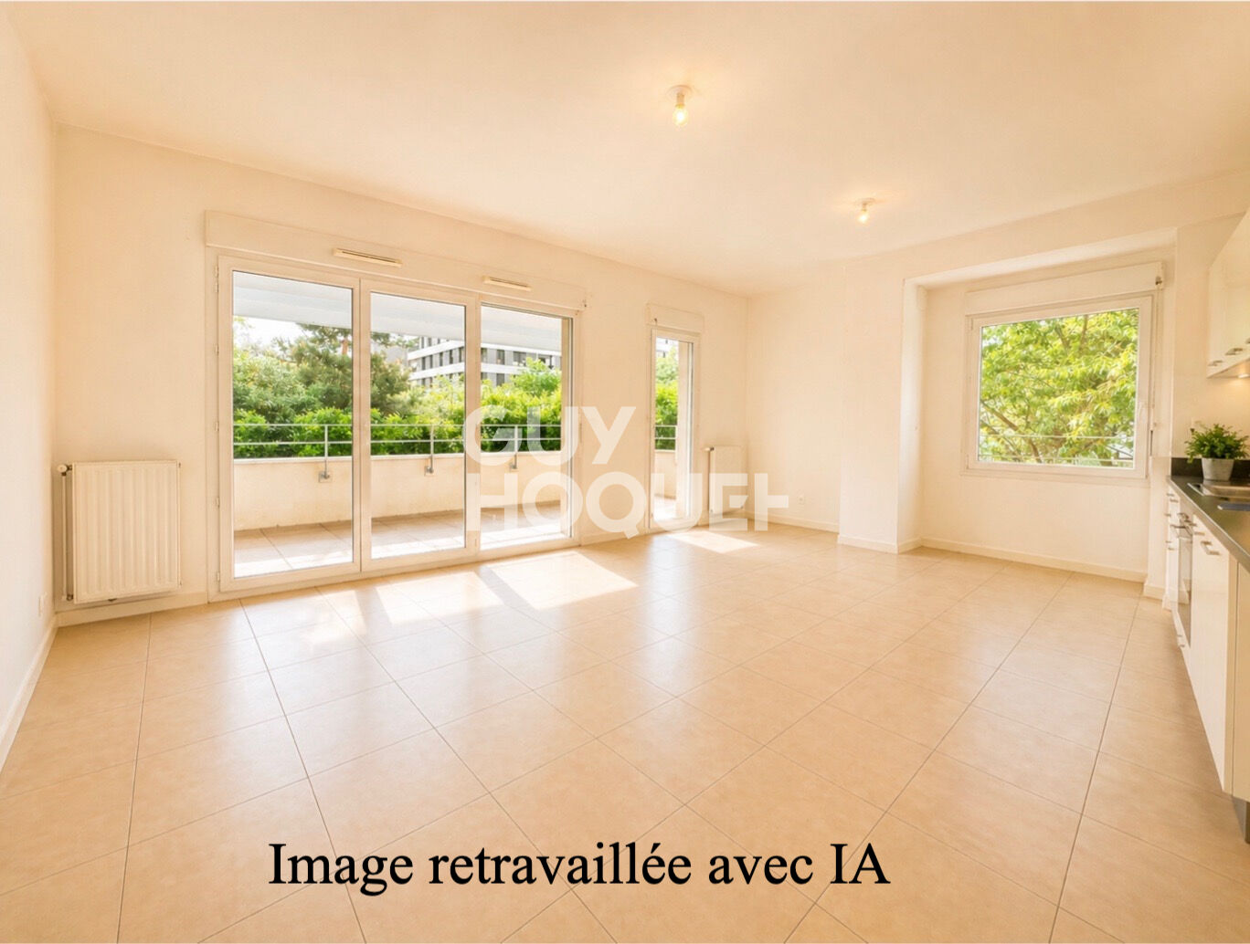 T4 73 m² Carré de Soie ? Balcon + transports (Métro, Tram) ? À saisir !