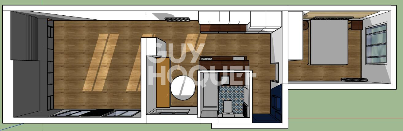 Appartement Asnieres Sur Seine 2 pièce(s)