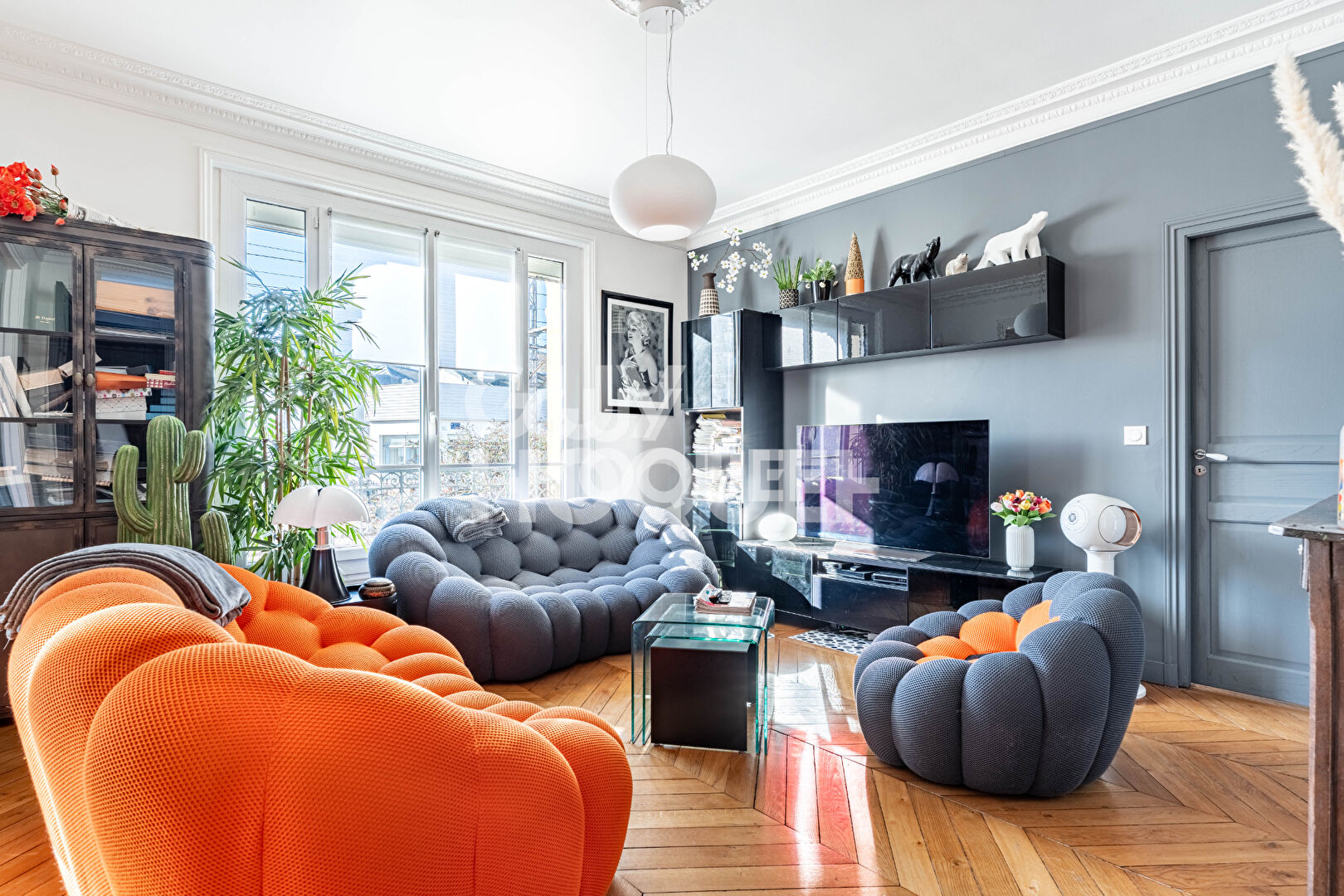 Appartement Asnieres Sur Seine 5 pièce(s) 132.5 m2