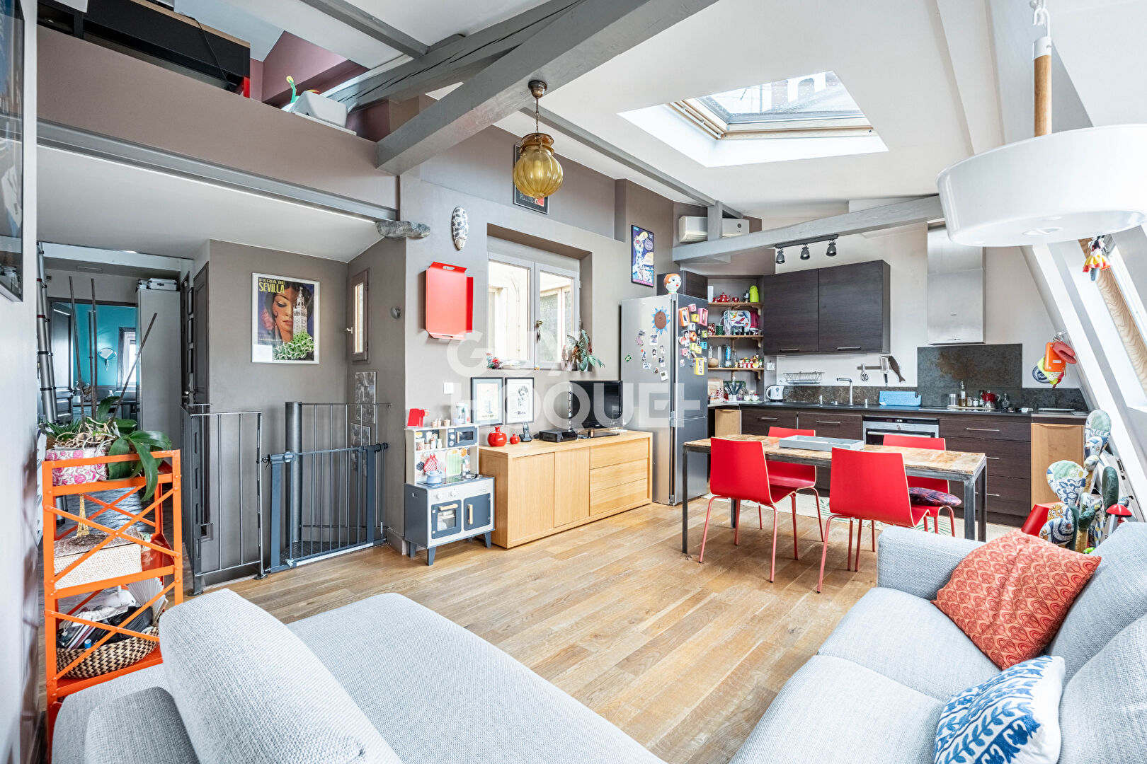 DUPLEX 2/3 CHAMBRES AVEC BALCON EN DERNIER ETAGE