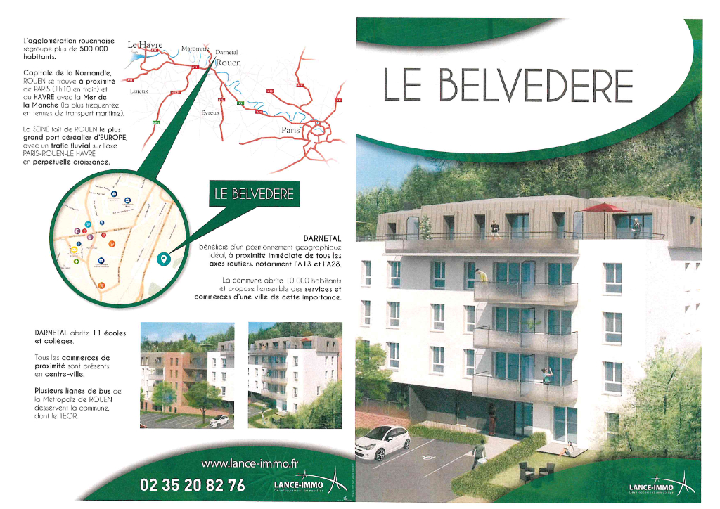 Appartement T2 neuf avec balcon