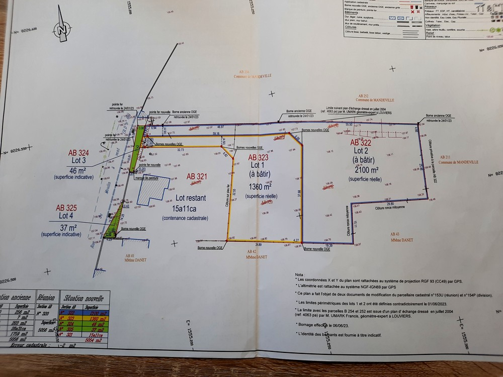 TERRAIN A BATIR de  1 360 m2